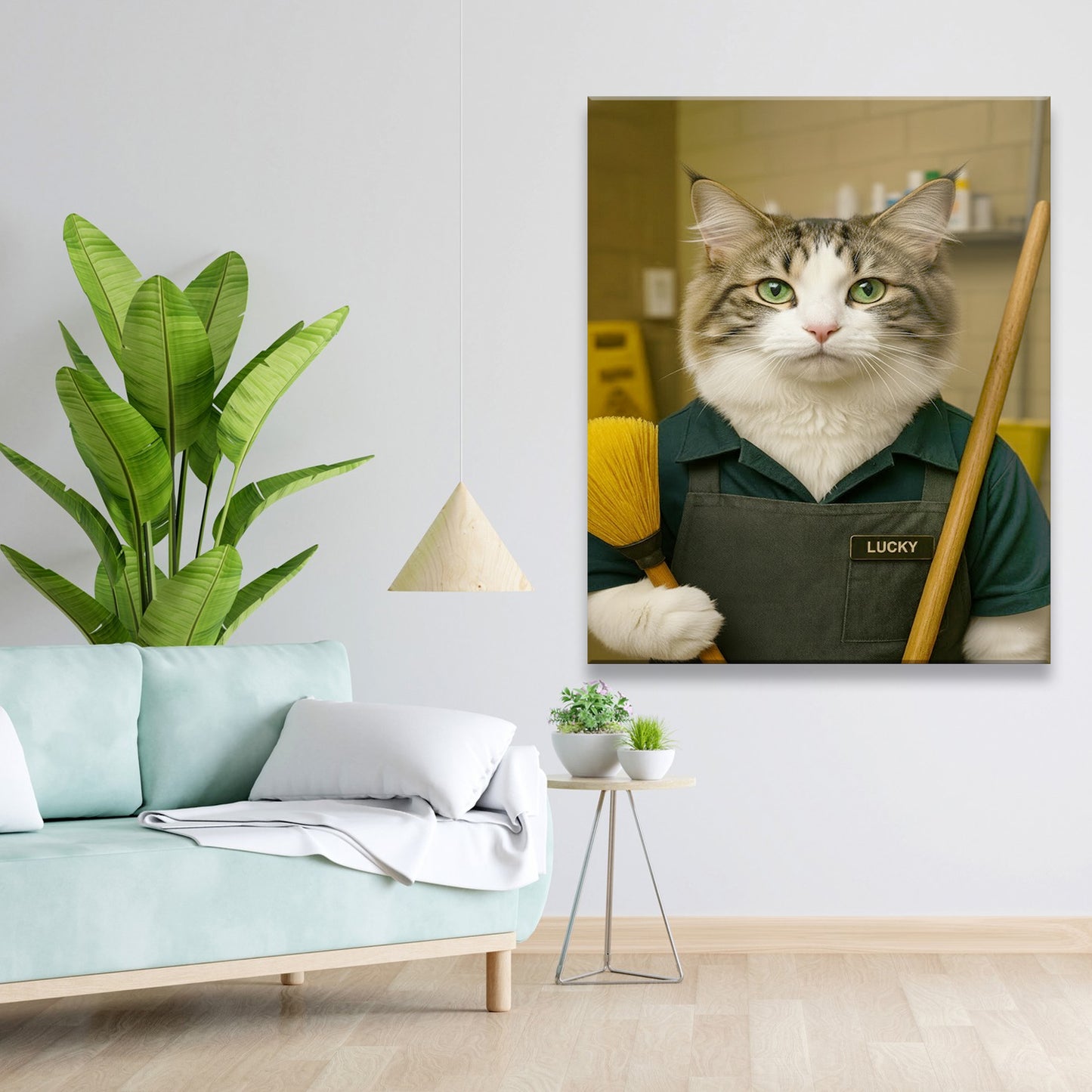 Custom Photo Janitor Canvas Canvas Gift For Canvas Lovers