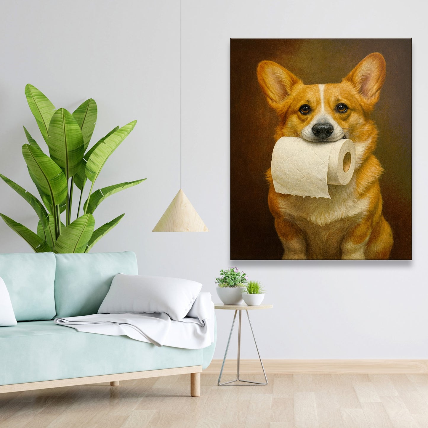 Custom Photo Dog Bathroom Style 18 Canvas Gift For Dog Lovers