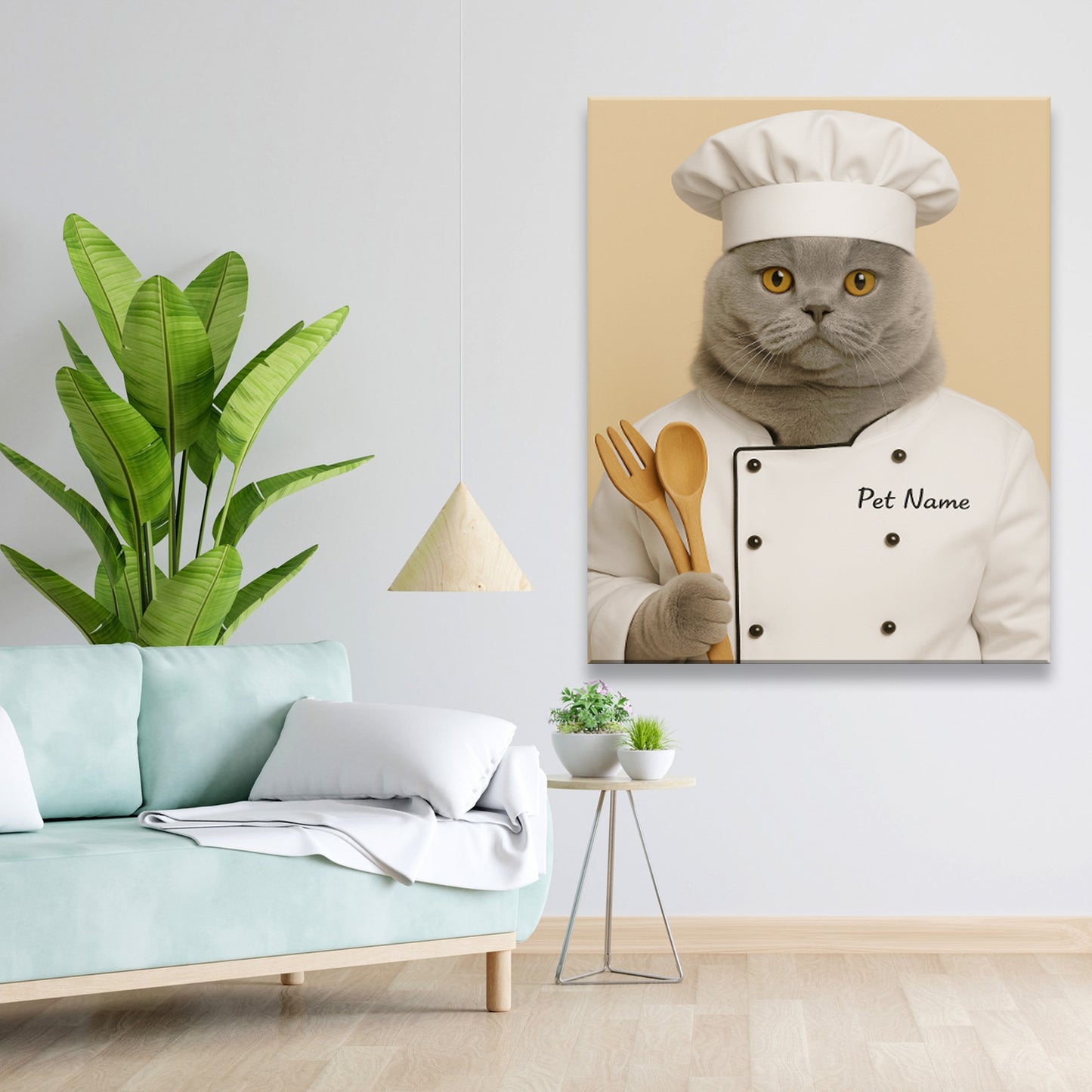 Custom Photo Cat Chef For Cat Lover