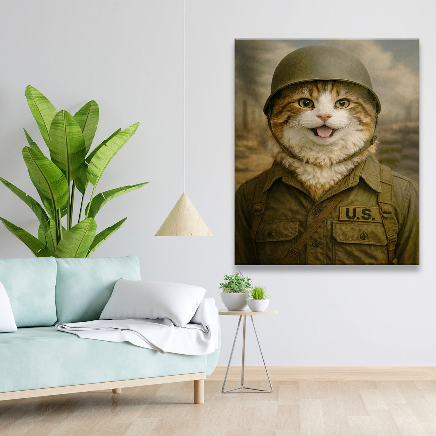 Custom Photo Military Canvas Canvas Gift For Canvas Lovers