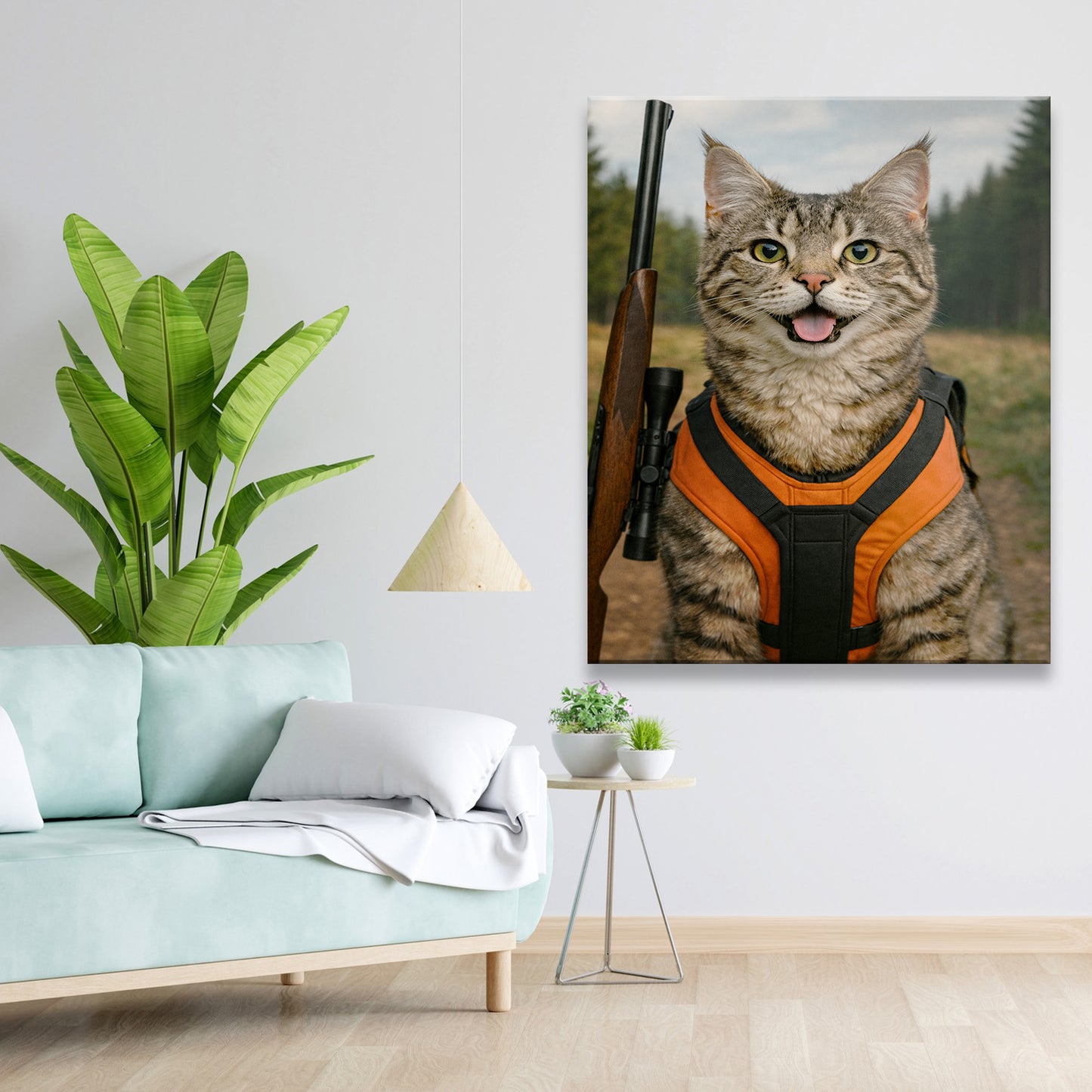 Custom Photo Hunter Canvas Gift For Canvas Lovers