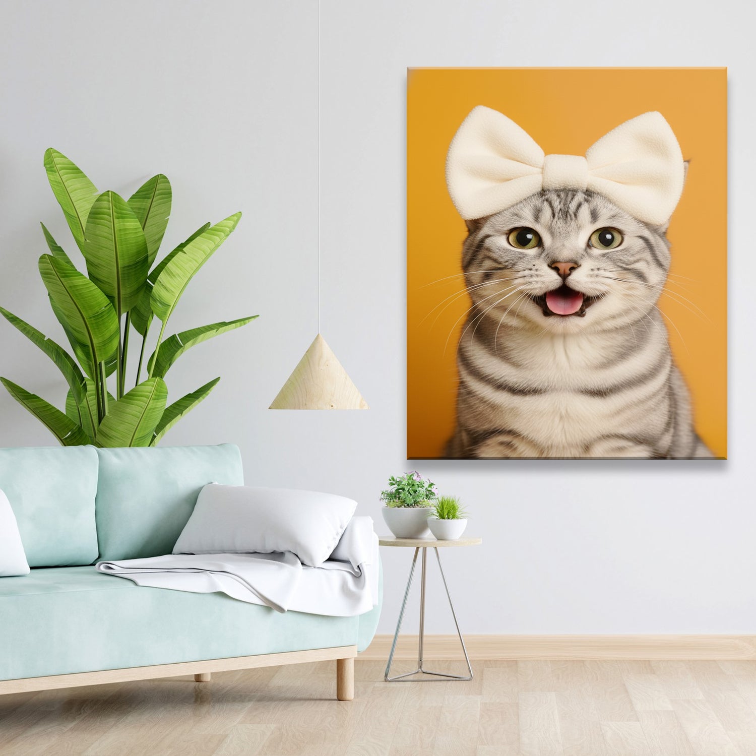 Custom Photo Cat Bathroom Style 37 Canvas Gift For Cat Lovers