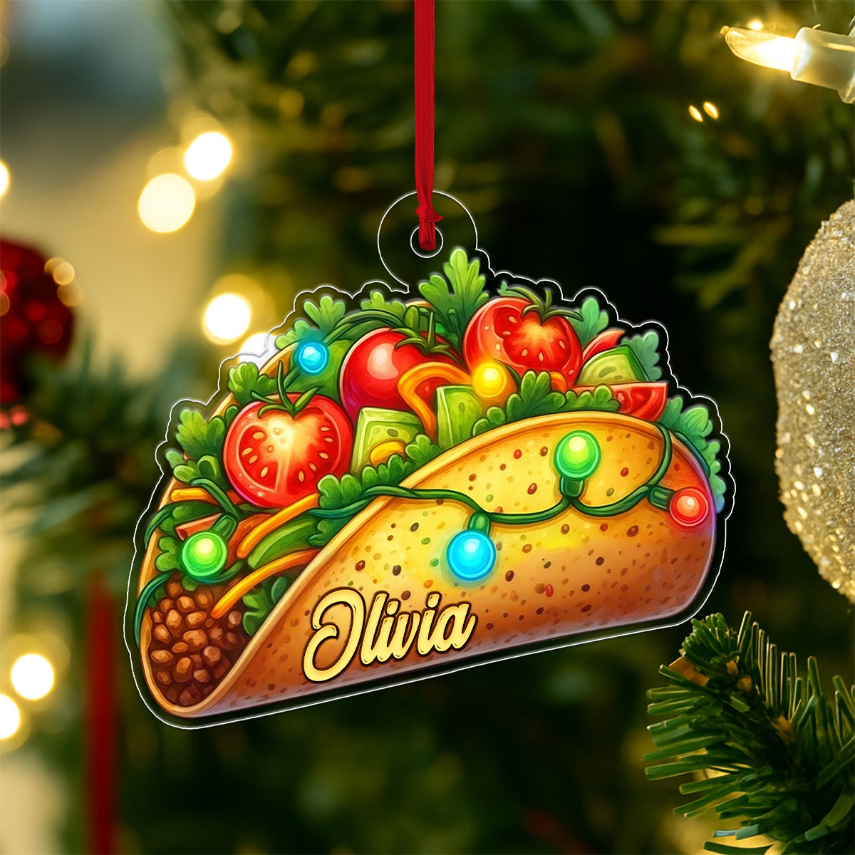 Custom Name Tacos Christmas