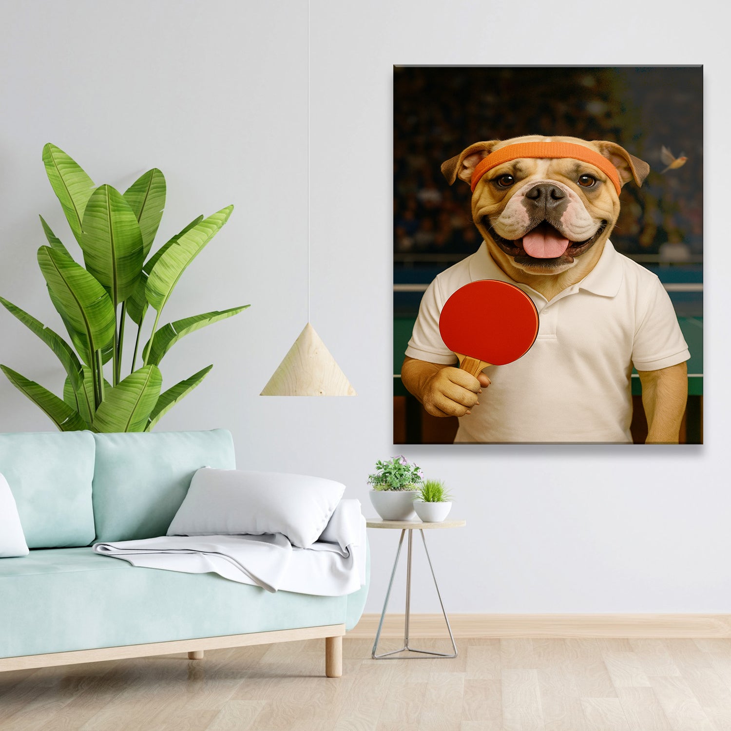 Custom Photo Table Tennis Dog Gift For Dog Lovers
