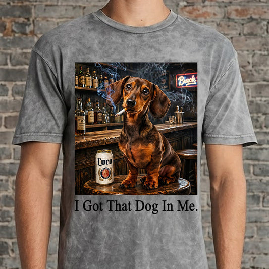 Personalized Dog Photo Unisex T-Shirt, Custom Pet Portrait Wash Shirt, Dog Mom Dad Gift THUC99