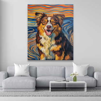 CustomDog Portrait Expressionist Art