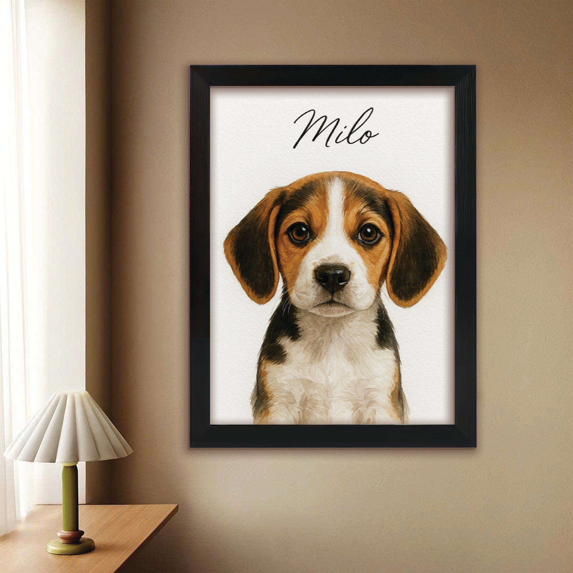 Custom Dog Portraint And With Name