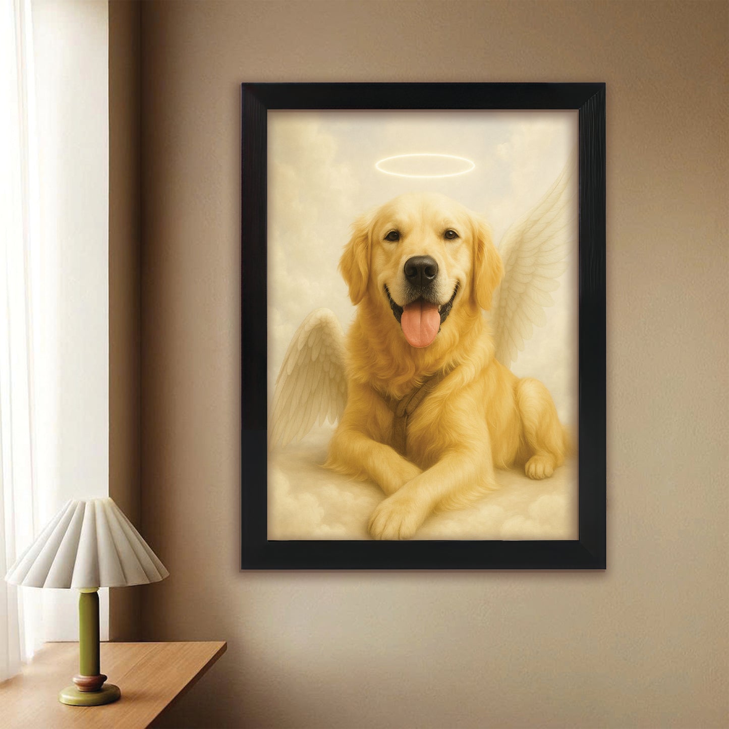 Custom Photo Dog Angel In Heaven _ Gifts For Dog Lovers