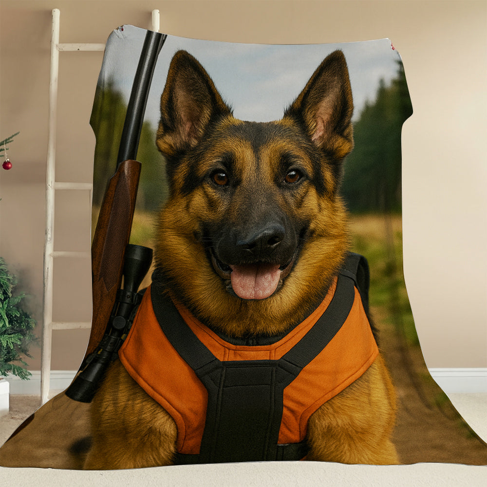 Custom Photo Hunter Dog Gift For Dog Lovers