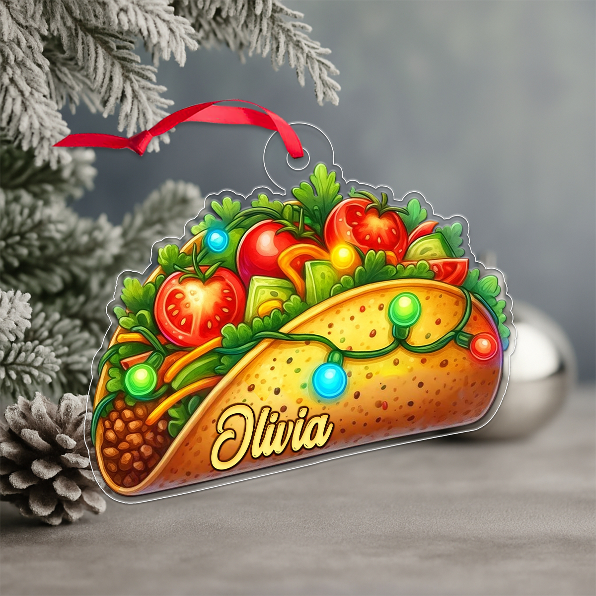Custom Name Tacos Christmas