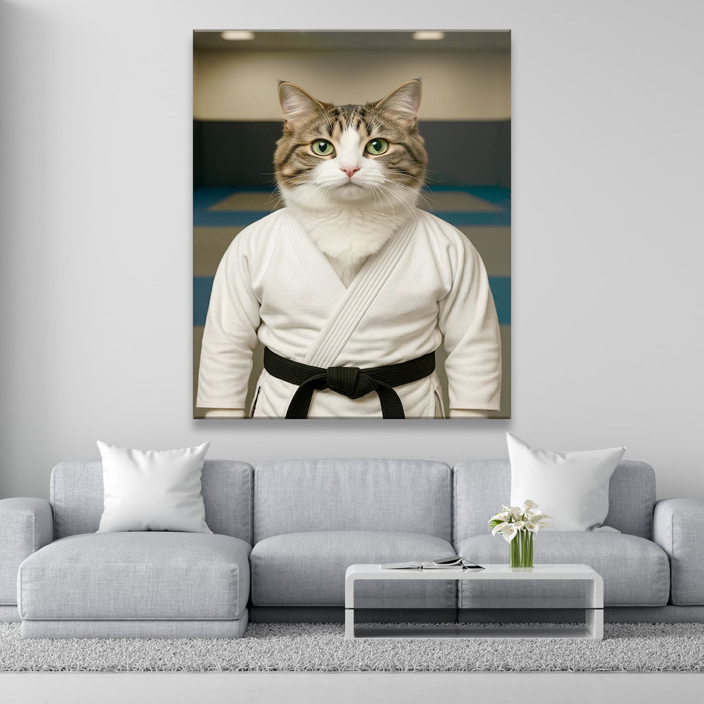 Custom Photo Jiu Jitsu Canvas Canvas Gift For Canvas Lovers