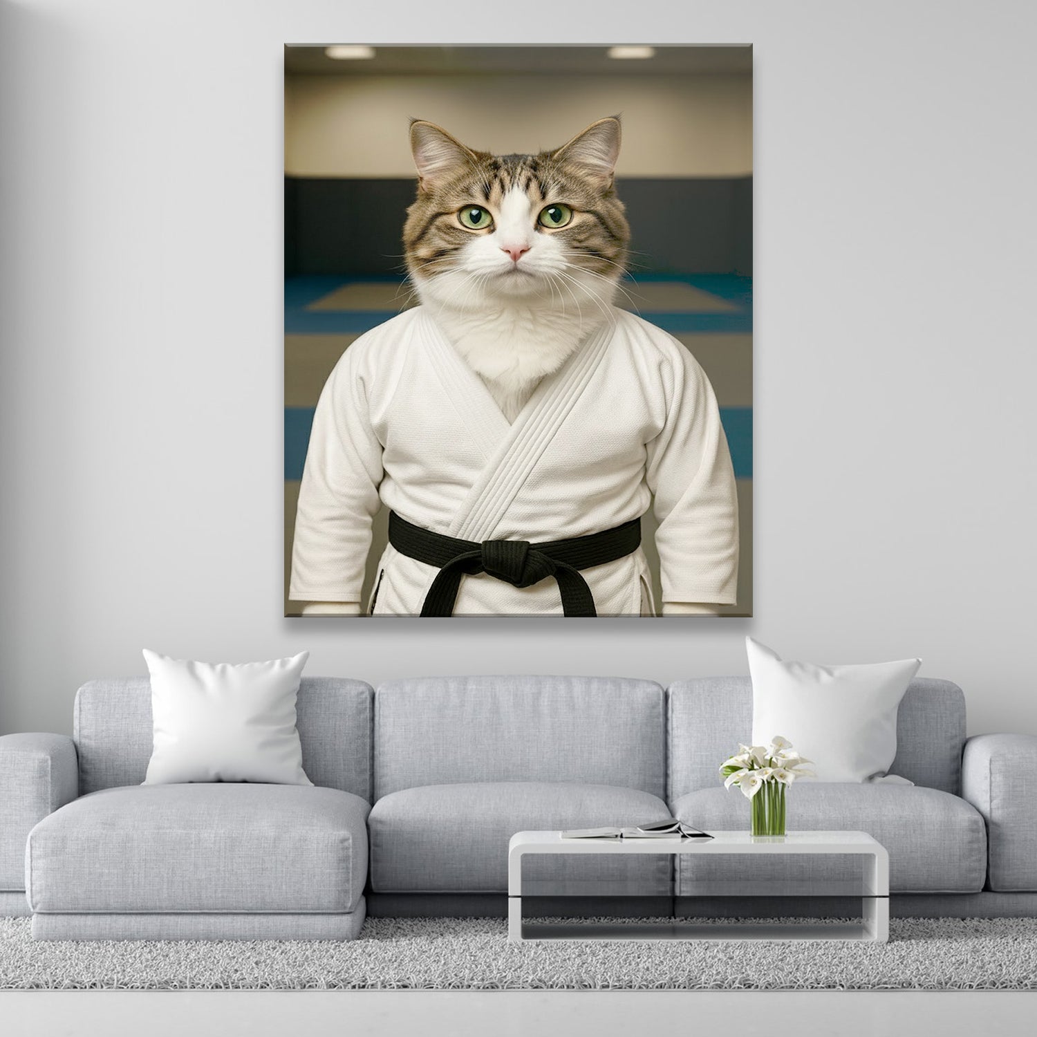 Custom Photo Jiu Jitsu Canvas Canvas Gift For Canvas Lovers