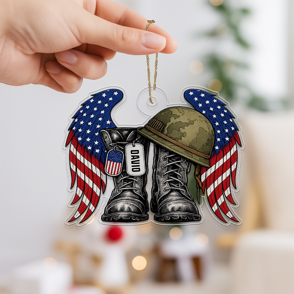 Veteran Amry USA Flag