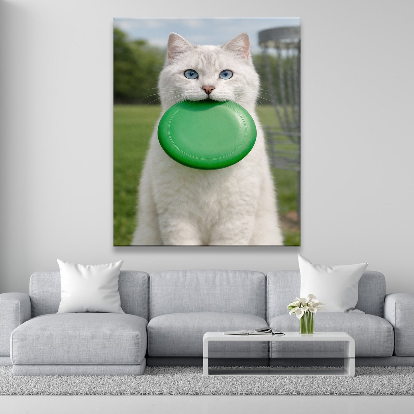 Custom Photo Disc Golf Canvas Canvas Gift For Canvas Lovers