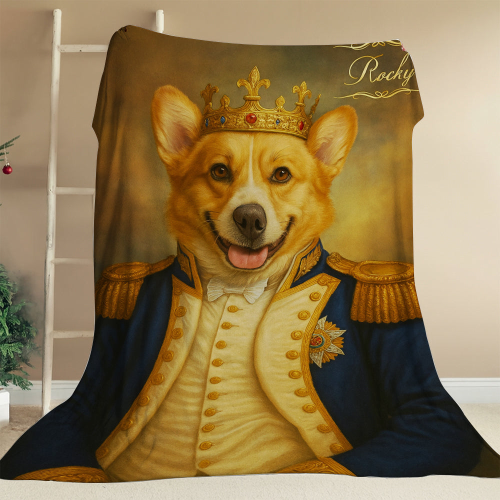 Custom Photo Great Captain Dog BlanketGift For Dog Lovers
