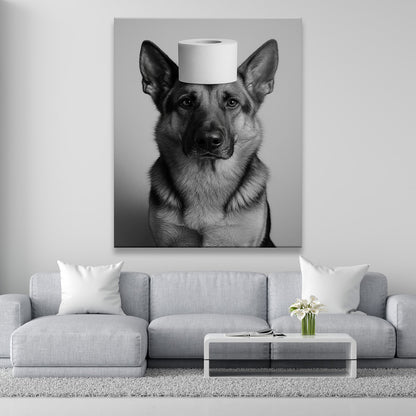 Custom Photo Dog Bathroom Style 11 Canvas Gift For Dog Lovers