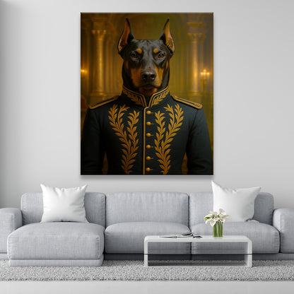 Custom Photo Dog Royal Style 10 Canvas Gift For Dog Lovers