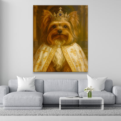 Custom Photo Dog Royal Style 07 Canvas Gift For Dog Lovers