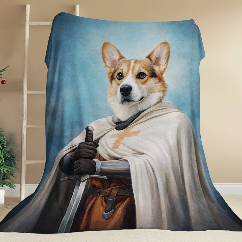 Custom Photo Priest Dog BlanketGift For Dog Lovers