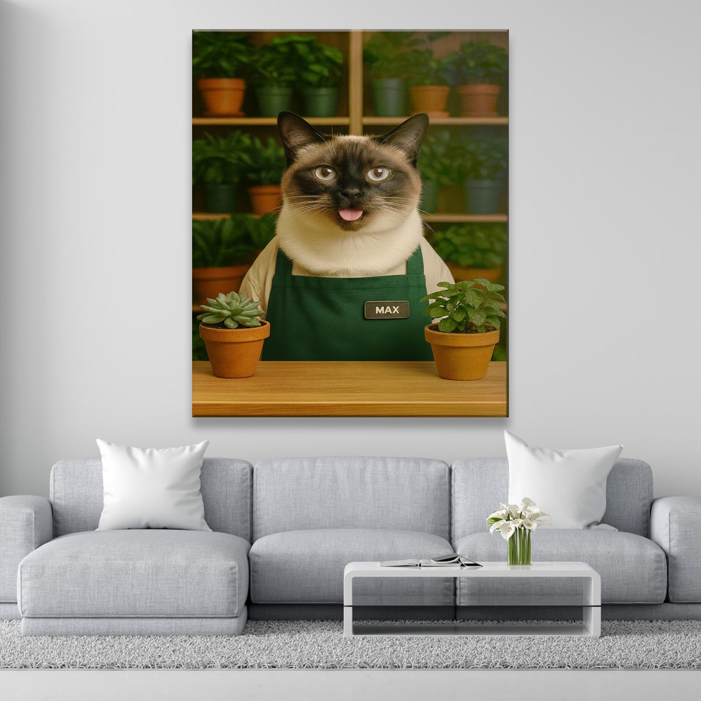 Custom Photo Gardener Canvas Canvas Gift For Canvas Lovers