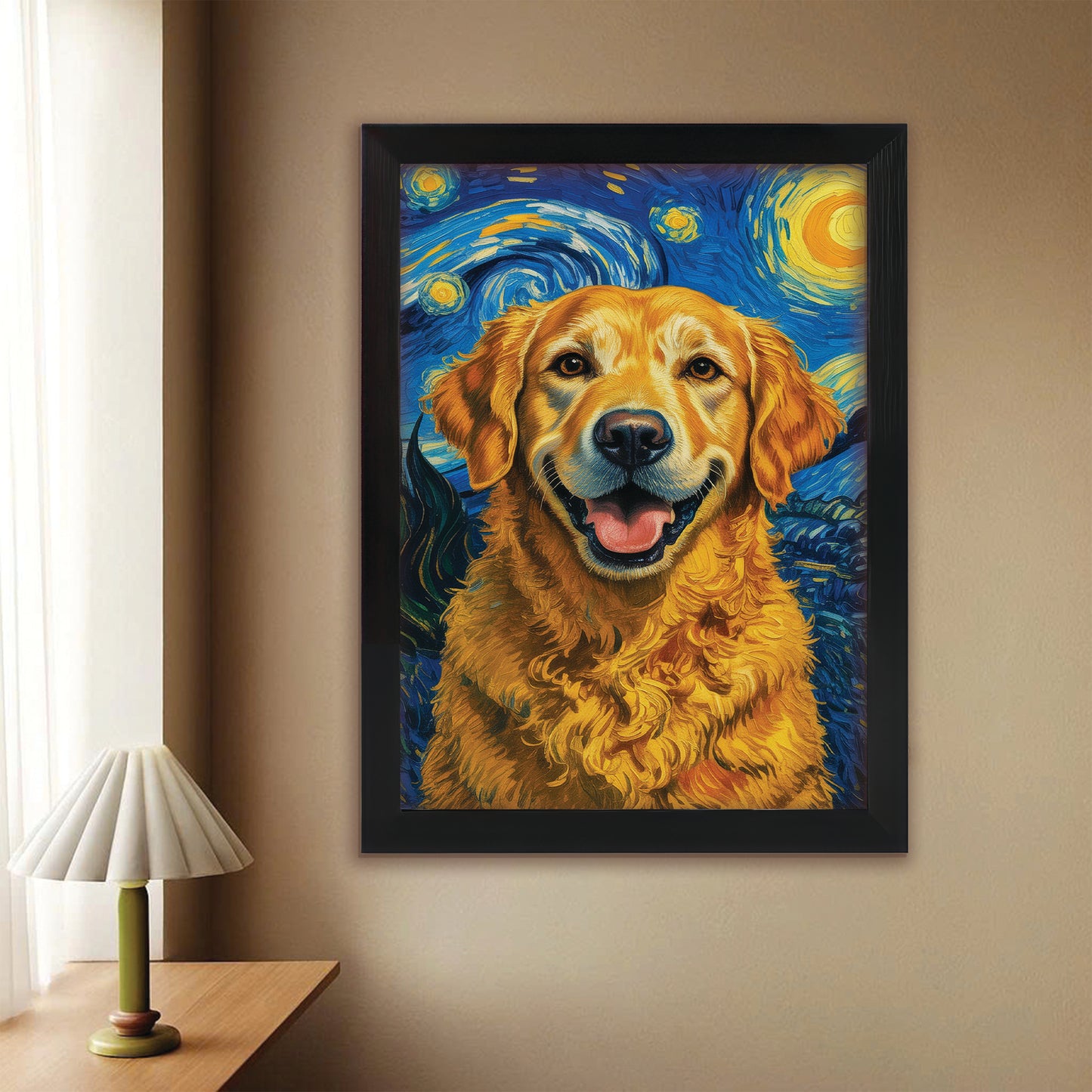 Custom Photo Dog Starry Night