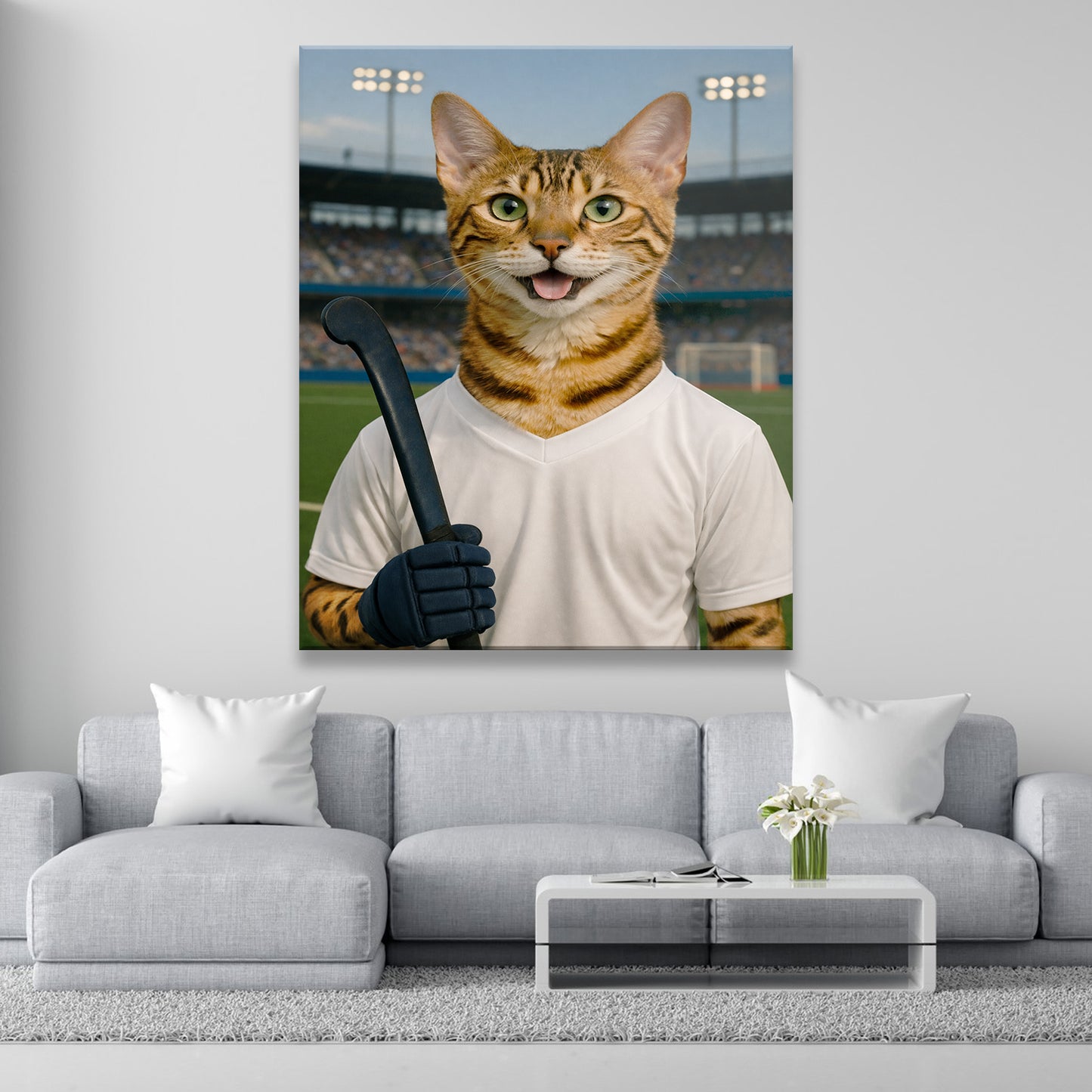 Custom Photo Field Hockey Canvas Canvas Gift For Canvas Lovers