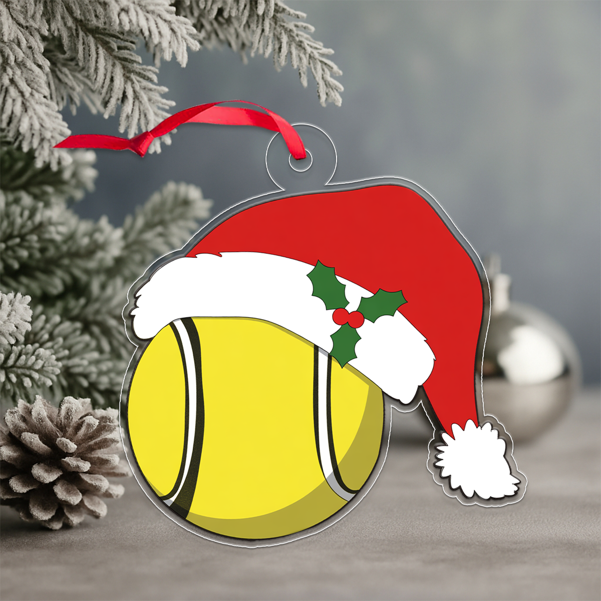 Personalized Tennis Santa