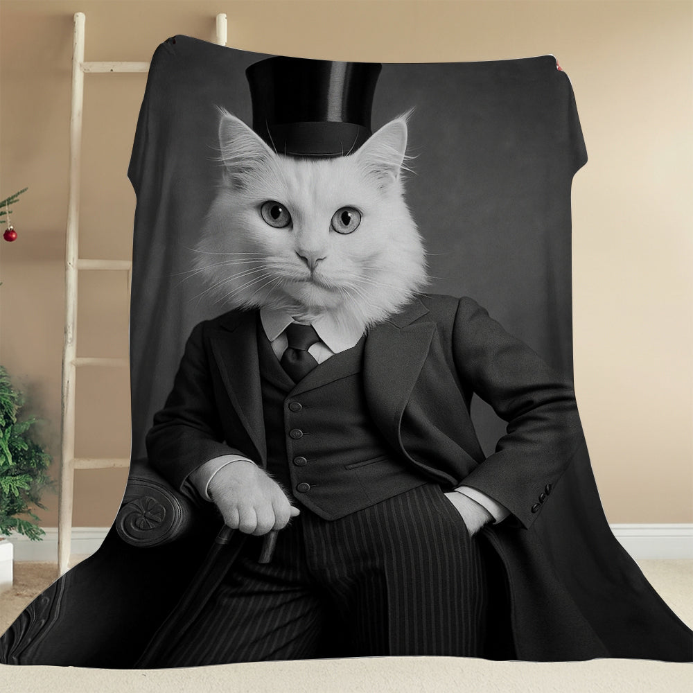 Custom Photo Gentleman Cat Gift For Cat Lovers