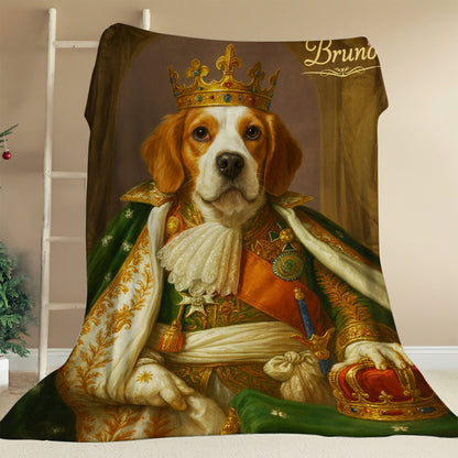 Custom Photo Napoleon Dog BlanketGift For Dog Lovers
