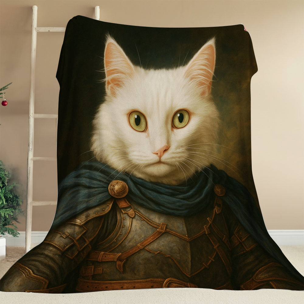 Custom Cat Photo Viking Blanket _ Gift For Cat Lovers