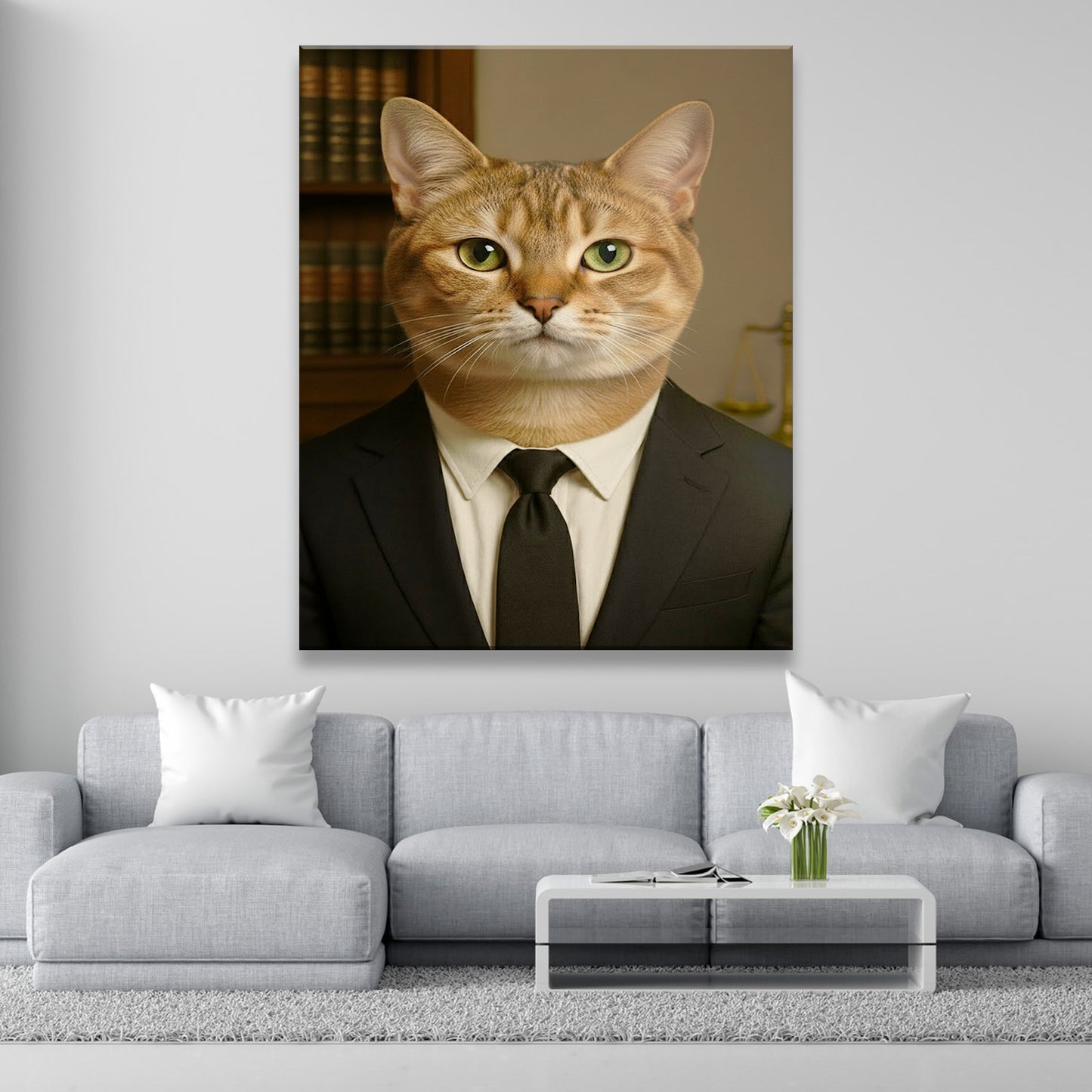 Custom Photo Lawyer Canvas Canvas Gift For Canvas Lovers