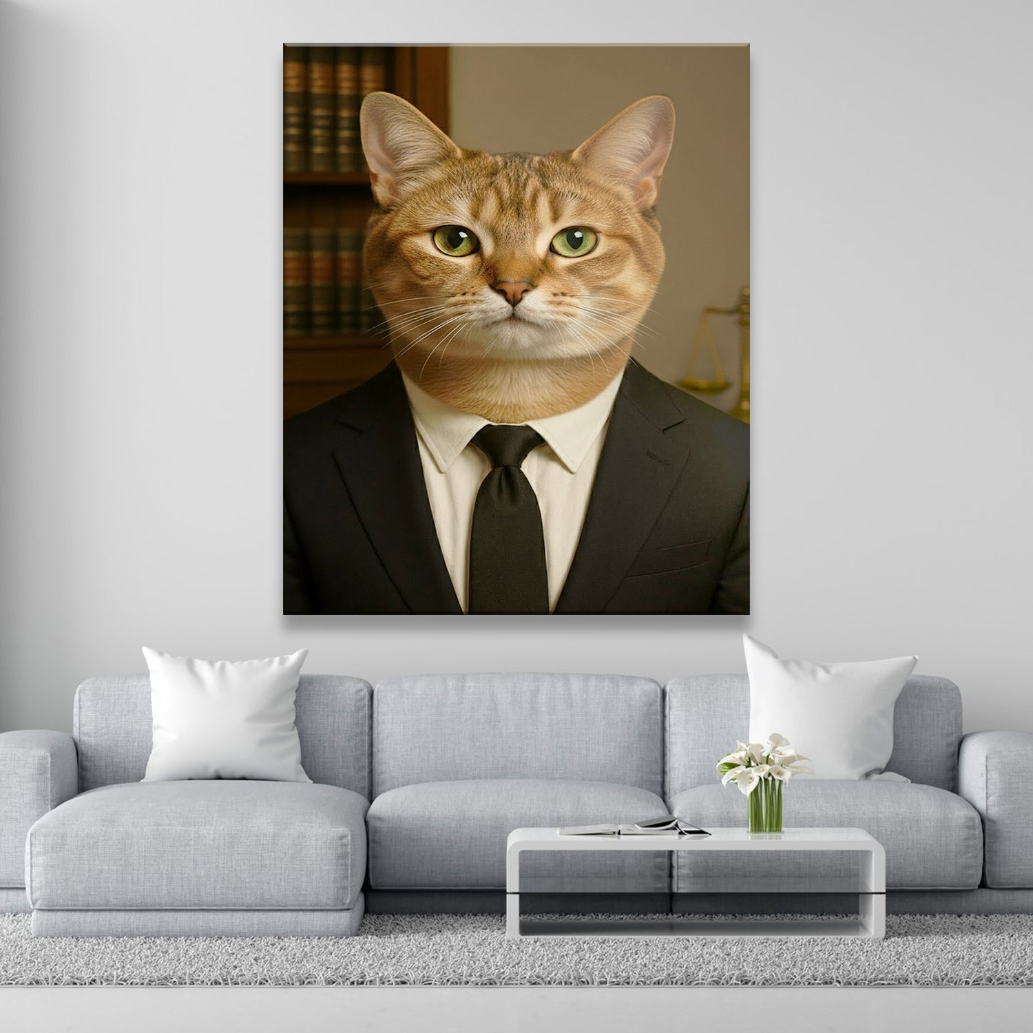 Custom Photo Lawyer Canvas Canvas Gift For Canvas Lovers