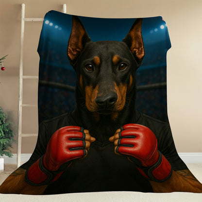 Custom Photo Mma Dog BlanketGift For Dog Lovers