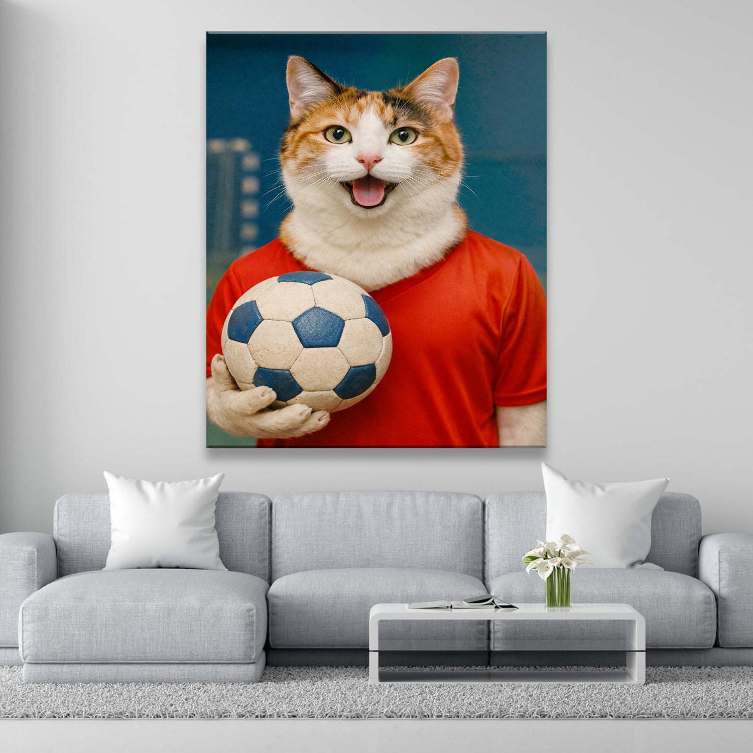 Custom Photo Handball Canvas Canvas
