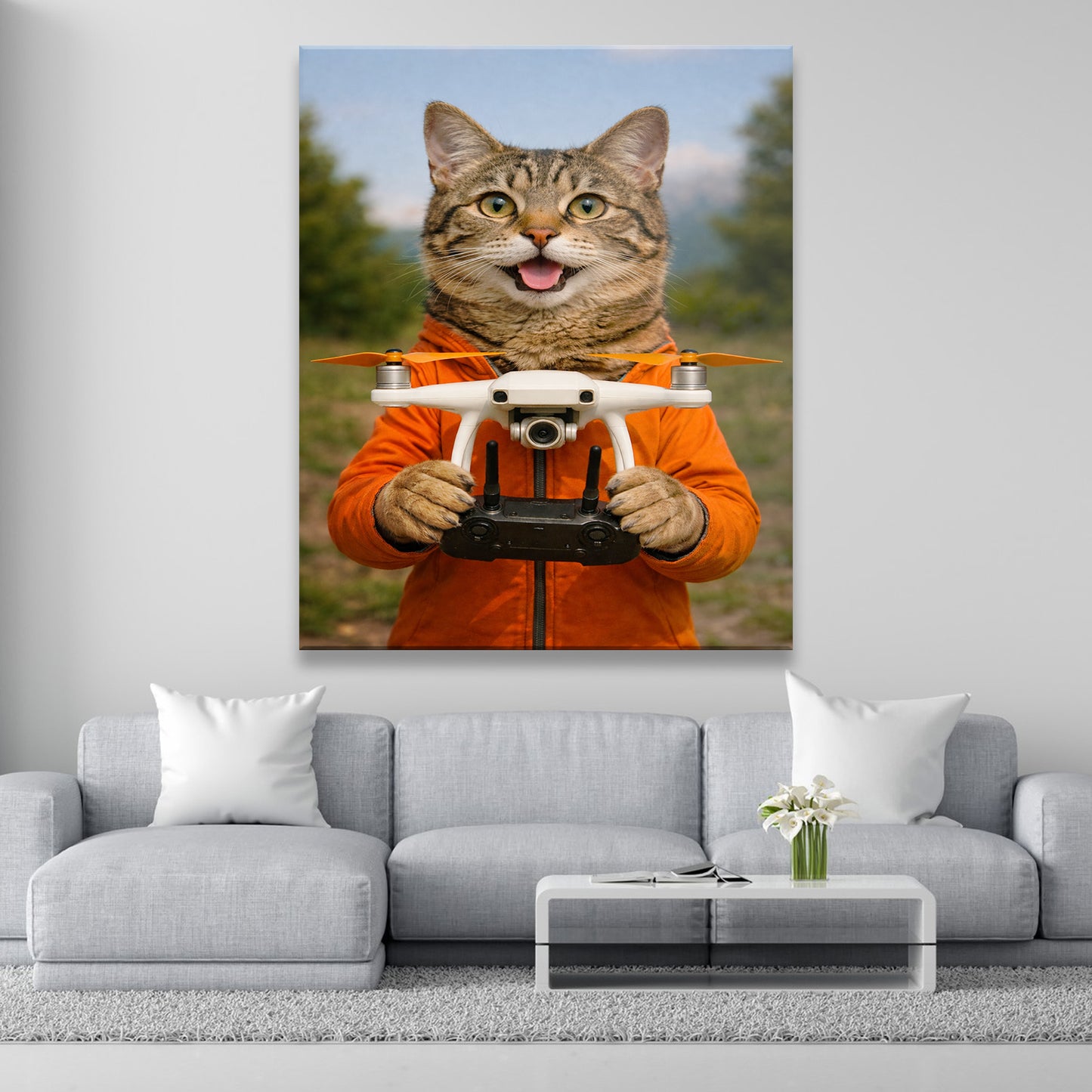 Custom Photo Drone Pilot Canvas Canvas Gift For Canvas Lovers