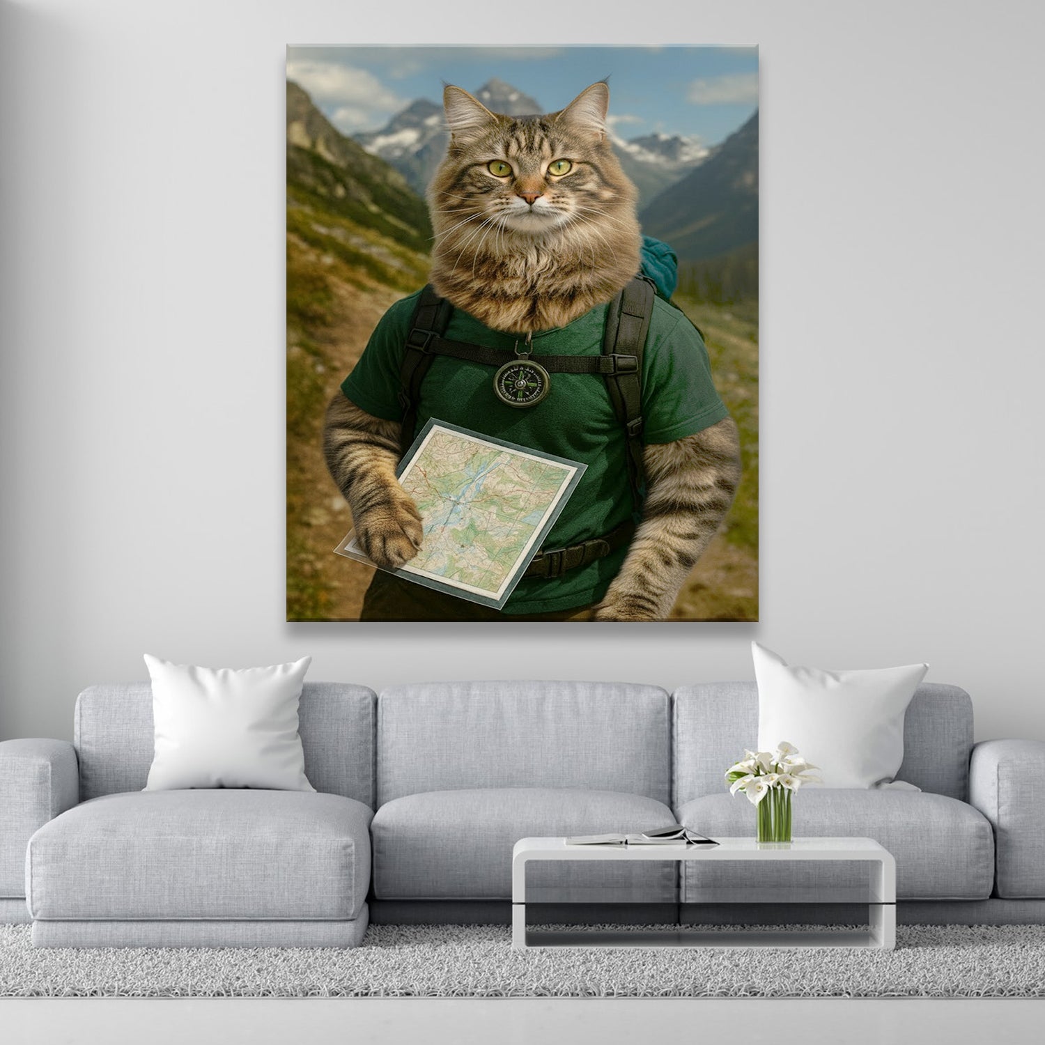 Custom Photo Explorer Hiking Canvas Canvas Gift For Canvas Lovers