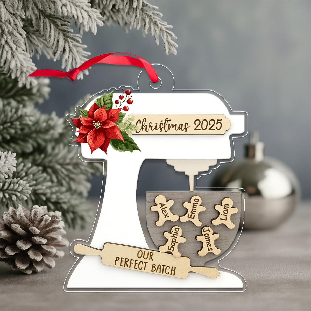 job acrylic ornament