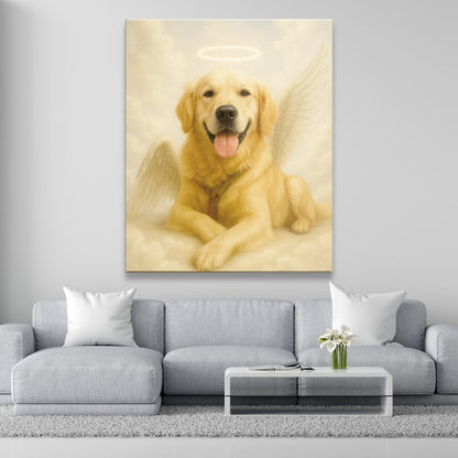 Custom Photo Dog Angel In Heaven _ Gifts For Dog Lovers