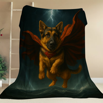 Custom Photo Dog Hero Canvas