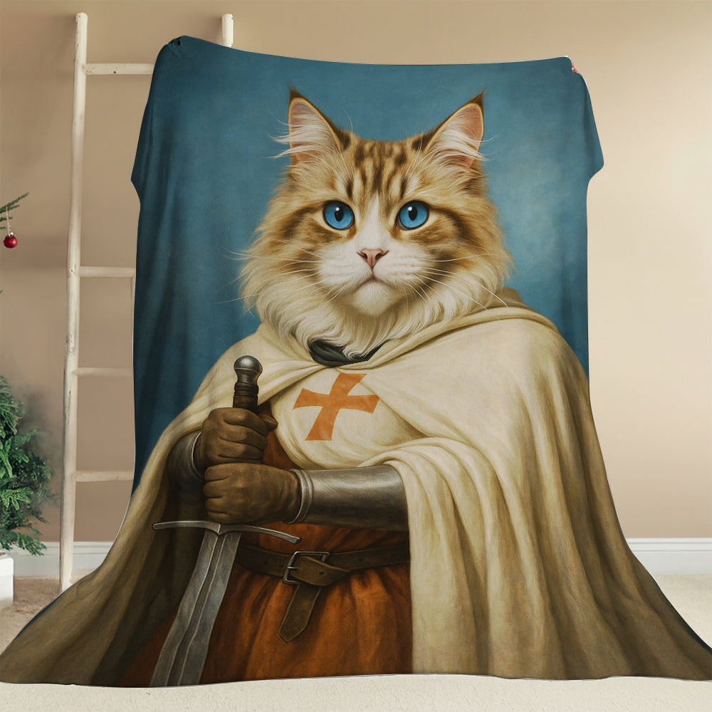 Custom Photo Priest Cat Blanket Gift For Cat Lovers