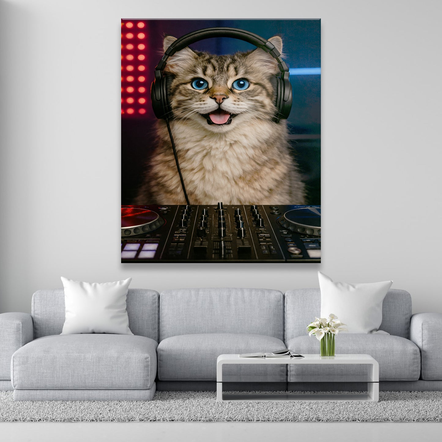 Custom Photo Dj Canvas Canvas Gift For Canvas Lovers