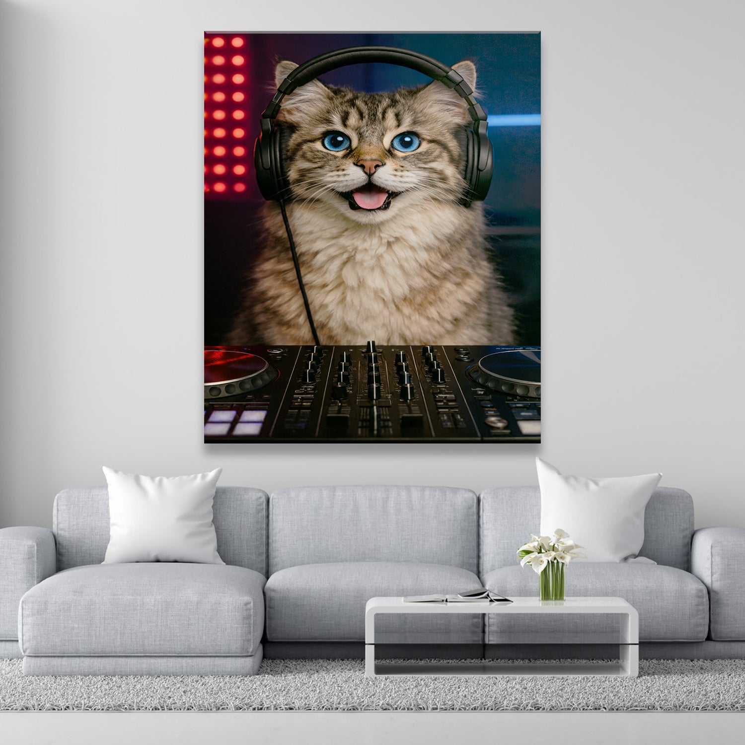 Custom Photo Dj Canvas Canvas Gift For Canvas Lovers