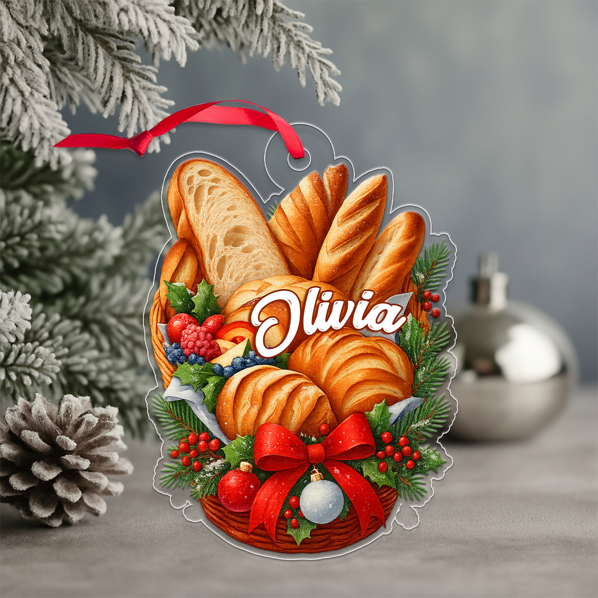 Custom Name Bread Christmas