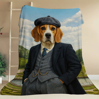 Custom Photo Pawky Blinder Dog Canvas