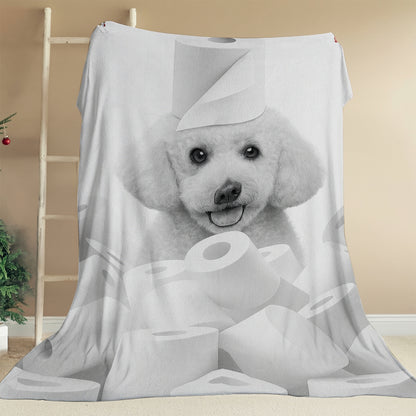 Custom Photo Dog Bathroom Canvas