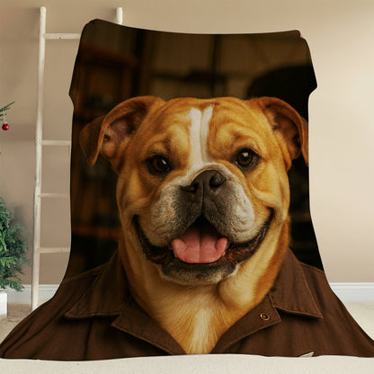 Custom Photo Mechanic Dog BlanketGift For Dog Lovers
