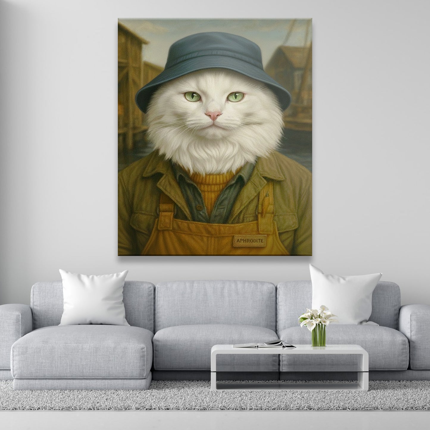 Custom Photo Fisherman Canvas Canvas Gift For Canvas Lovers