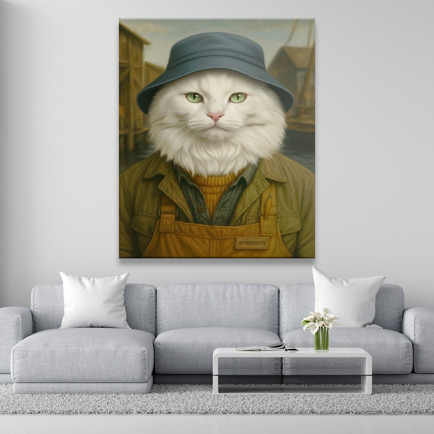 Custom Photo Fisherman Canvas Canvas Gift For Canvas Lovers