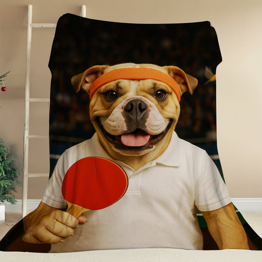 Custom Photo Table Tennis Dog Gift For Dog Lovers