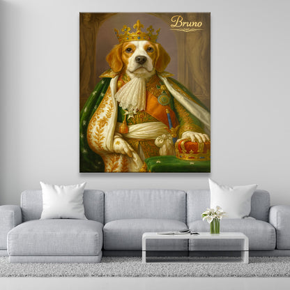 Custom Photo Napoleon Dog Canvas Gift For Dog Lovers
